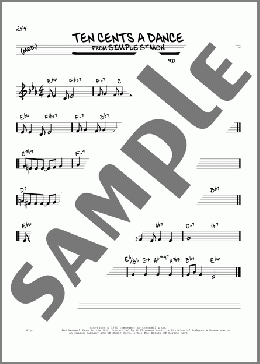 Ten Cents A Dance(Rodgers & Hart) 楽譜 その他 ダウンロード
