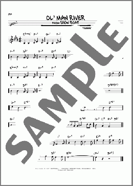 Ol' Man River(Jerome Kern/Oscar Hammerstein II) 楽譜 その他 ダウンロード