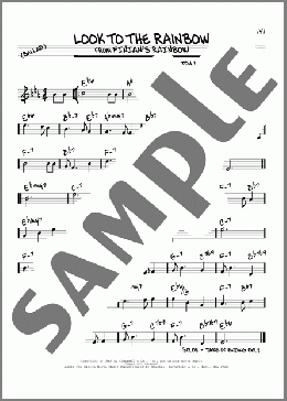 Look To The Rainbow(Burton Lane/E.Y. Harburg) 楽譜 その他 ダウンロード