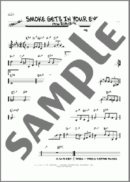 Smoke Gets In Your Eyes(The Platters) 楽譜 その他 ダウンロード