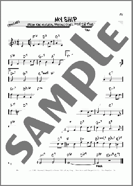 My Ship(Kurt Weill/Ira Gershwin) 楽譜 その他 ダウンロード