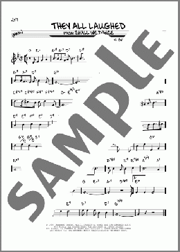 They All Laughed(Frank Sinatra) 楽譜 その他 ダウンロード