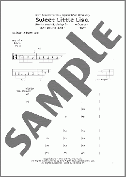 Sweet Little Lisa(Dave Edmunds) 楽譜 ギターリード ダウンロード