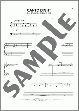 Canto Bight(John Williams) 楽譜 ピアノ（ソロ） ダウンロード