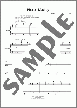 Pirates Medley(Klaus Badelt) 楽譜 ピアノ（連弾） ダウンロード