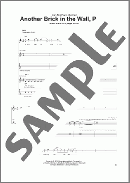Another Brick In The Wall, Part 3(Pink Floyd) 楽譜 ギター（ソロ） ダウンロード