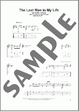 The Last Man In My Life(Don Black/Andrew Lloyd Webber) 楽譜 ギター（その他） ダウンロード