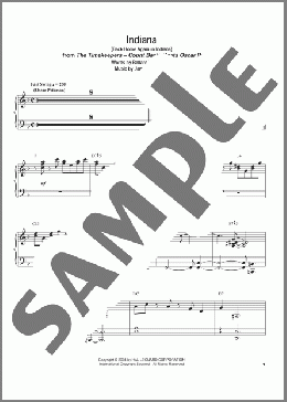 Indiana (Back Home Again In Indiana)(Count Basie/James F. Hanley) 楽譜 ピアノ（ソロ） ダウンロード