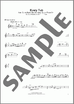 Every Tub(Lester Young) 楽譜 テナーサックス（ソロ） ダウンロード