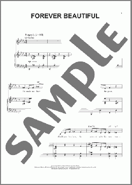 Forever Beautiful(Scott Frankel & Michael Korie) 楽譜 ピアノ & ボーカル ダウンロード