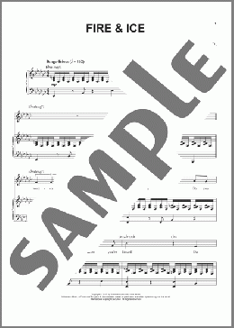 Fire & Ice(Scott Frankel & Michael Korie) 楽譜 ピアノ & ボーカル ダウンロード