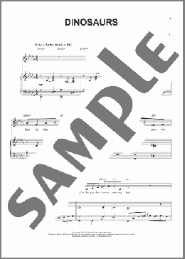 Dinosaurs(Scott Frankel & Michael Korie) 楽譜 ピアノ & ボーカル ダウンロード
