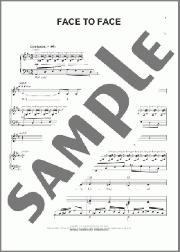 Face To Face(Scott Frankel & Michael Korie) 楽譜 ピアノ & ボーカル ダウンロード