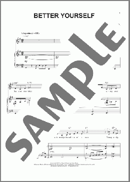 Better Yourself(Scott Frankel & Michael Korie) 楽譜 ピアノ & ボーカル ダウンロード