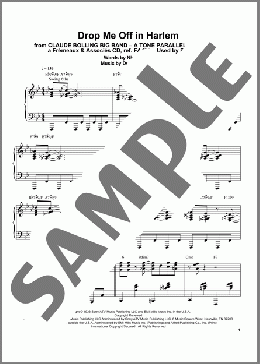 Drop Me Off In Harlem(Duke Ellington/Claude Bolling) 楽譜 ピアノ（ソロ） ダウンロード