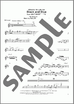 (What Did I Do To Be So) Black And Blue(Fats Waller/Louis Armstrong) 楽譜 トランペット（ソロ） ダウンロード