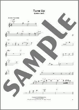 Tune Up(Miles Davis/Sonny Stitt) 楽譜 テナーサックス（ソロ） ダウンロード