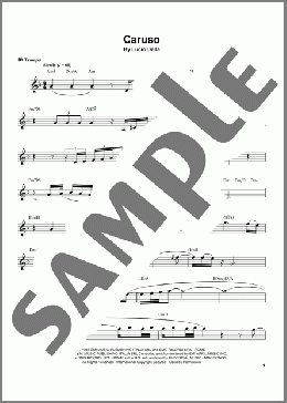 Caruso(Chris Botti) 楽譜 トランペット（ソロ） ダウンロード