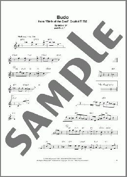 Budo(Miles Davis) 楽譜 トランペット（ソロ） ダウンロード