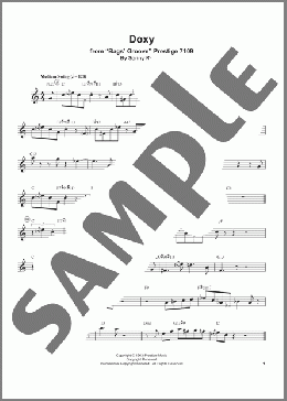 Doxy(Miles Davis/Sonny Rollins) 楽譜 トランペット（ソロ） ダウンロード