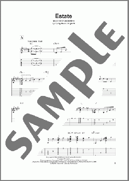 Estate(Bruno Brighetti) 楽譜 ギター（その他） ダウンロード