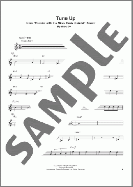 Tune Up(Miles Davis) 楽譜 トランペット（ソロ） ダウンロード