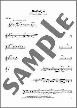 Nostalgia(Arturo Sandoval) 楽譜 トランペット（ソロ） ダウンロード