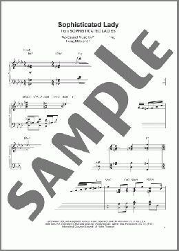 Sophisticated Lady(Duke Ellington/Oscar Peterson) 楽譜 ピアノ（ソロ） ダウンロード
