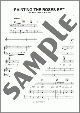 Painting The Roses Red(Sammy Fain/Bob Hilliard) 楽譜 ピアノ & ボーカル & ギター ダウンロード