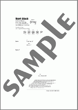 Heart Attack(Demi Lovato) 楽譜 ギター（コード） ダウンロード