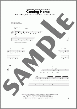 Coming Home(Avenged Sevenfold) 楽譜 ギター（ソロ） ダウンロード