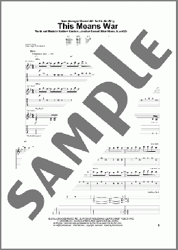 This Means War(Avenged Sevenfold) 楽譜 ギター（ソロ） ダウンロード