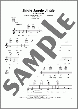 Jingle Jangle Jingle (I Got Spurs)(Frank Loesser/Joseph J. Lilley) 楽譜 ウクレレ（弾き語り） ダウンロード