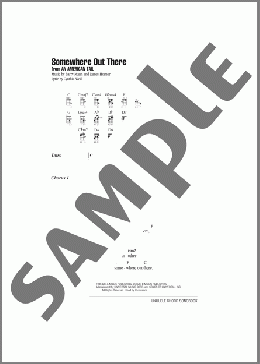 Somewhere Out There(Barry Mann/Cynthia Weil/James Horner) 楽譜 ウクレレ（弾き語り） ダウンロード