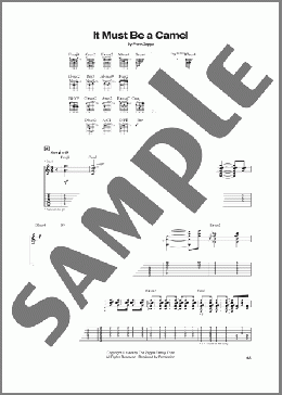 It Must Be A Camel(Frank Zappa) 楽譜 ギター（ソロ） ダウンロード