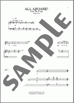 All Aboard!(Stephen Sondheim) 楽譜 ピアノ & ボーカル ダウンロード