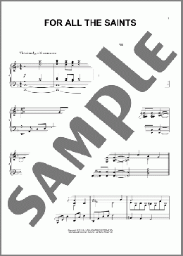 For All The Saints(William W. How/R. Vaughan Williams) 楽譜 ピアノ（ソロ） ダウンロード