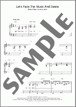 Let's Face The Music And Dance(Irving Berlin) 楽譜 ピアノ（ソロ） ダウンロード
