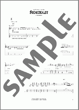 Breakdealer(Pat Metheny) 楽譜 ギター（ソロ） ダウンロード
