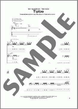 Tiptoe(Imagine Dragons) 楽譜 ギター（ソロ） ダウンロード