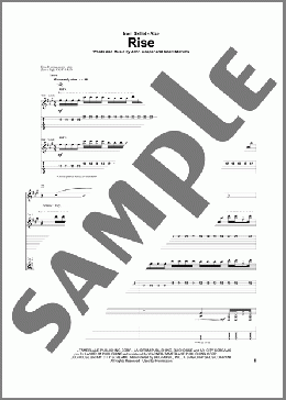 Rise(Skillet) 楽譜 ギター（ソロ） ダウンロード