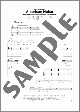 American Noise(Skillet) 楽譜 ギター（ソロ） ダウンロード