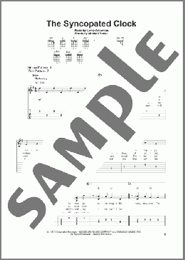 The Syncopated Clock(Leroy Anderson) 楽譜 ギター（ソロ） ダウンロード