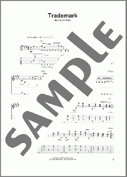 Trademark(Eric Johnson) 楽譜 ギタースコア ダウンロード