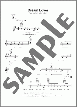 Dream Lover(Bobby Darin/Manhattan Transfer) 楽譜 ウクレレ（弾き語り） ダウンロード