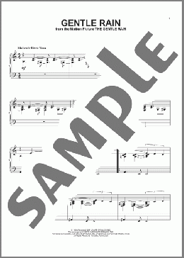 Gentle Rain(Luiz Bonfa/Matt Dubey) 楽譜 ピアノ（ソロ） ダウンロード