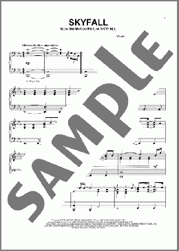 Skyfall(Adele/Adele Adkins) 楽譜 ピアノ（ソロ） ダウンロード