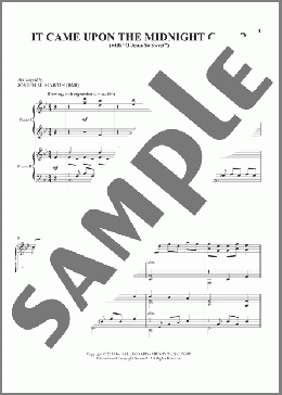 It Came Upon The Midnight Clear(Joseph M. Martin) 楽譜 ピアノ（連弾） ダウンロード
