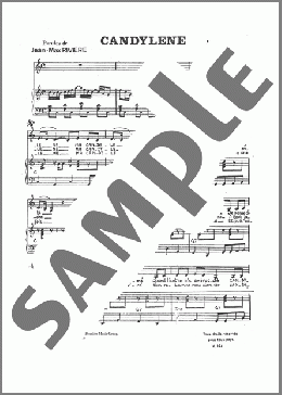 Candylene(Yves Heuze) 楽譜 ピアノ & ボーカル ダウンロード
