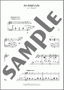 Artist's Life(Johann Strauss II) 楽譜 ピアノ（ソロ） ダウンロード